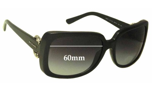Sunglass Fix Replacement Lenses for Bvlgari 8076 - 60mm Wide 