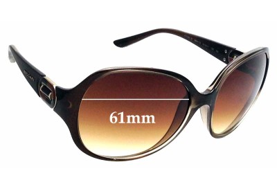 Sunglass Fix Replacement Lenses for Bvlgari 8098-B - 61mm wide 