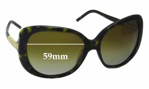 Sunglass Fix Replacement Lenses for Bvlgari 8105-B - 59mm Wide 
