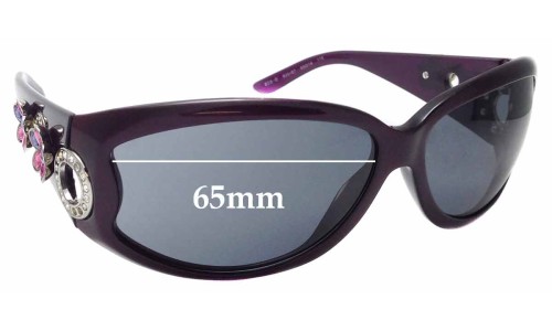 Sunglass Fix Replacement Lenses for Bvlgari 858-B - 65mm Wide 