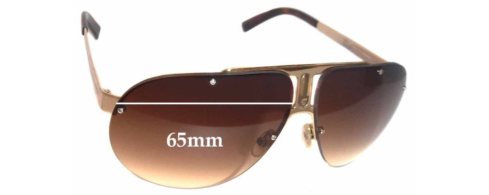 Sunglass Fix Replacement Lenses for Carrera 34 - 65mm Wide