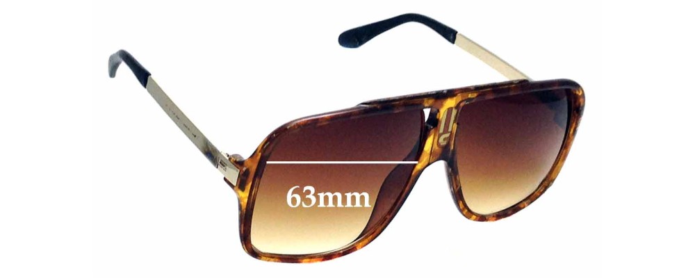 Sunglass Fix Replacement Lenses for Carrera 5557 - 63mm Wide