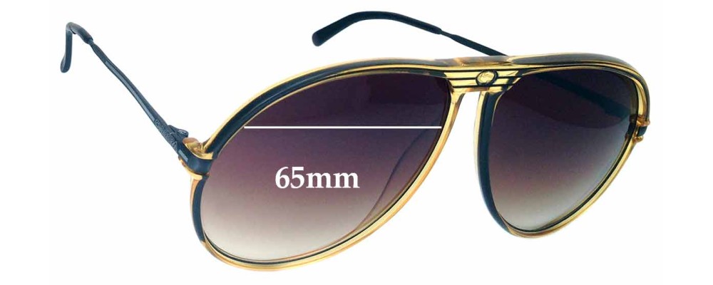 Sunglass Fix Replacement Lenses for Carrera 5586 - 65mm Wide