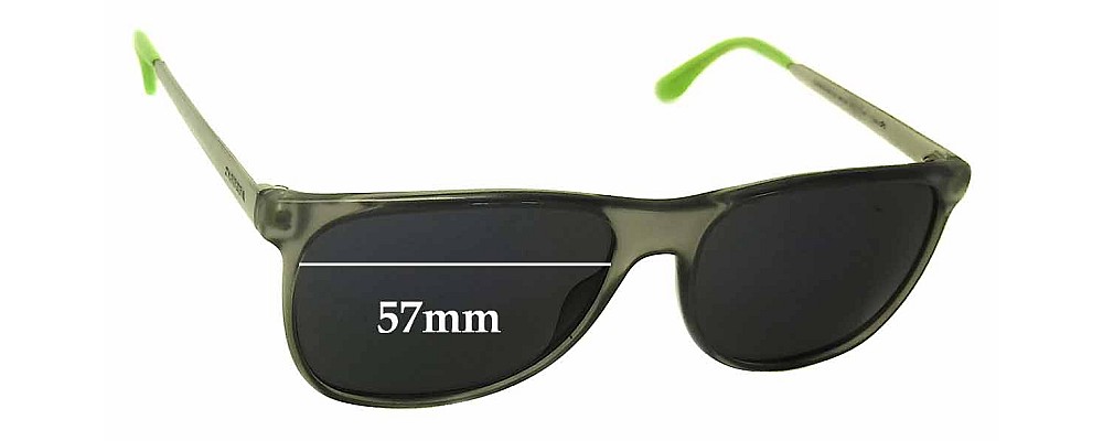 Sunglass Fix Replacement Lenses for Carrera 6011/S - 57mm Wide