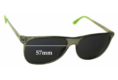Carrera 6011/S Replacement Lenses 57mm wide 