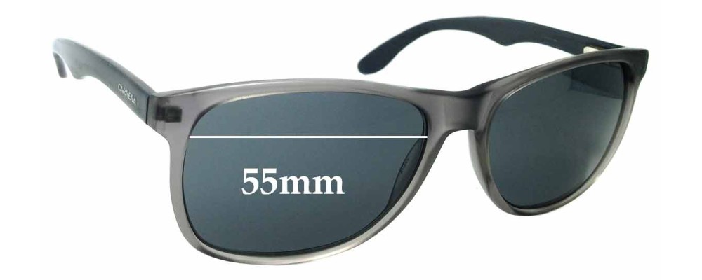 Sunglass Fix Replacement Lenses for Carrera 6603 - 55mm Wide
