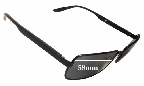 Sunglass Fix Replacement Lenses for Carrera 8017/S - 58mm Wide 