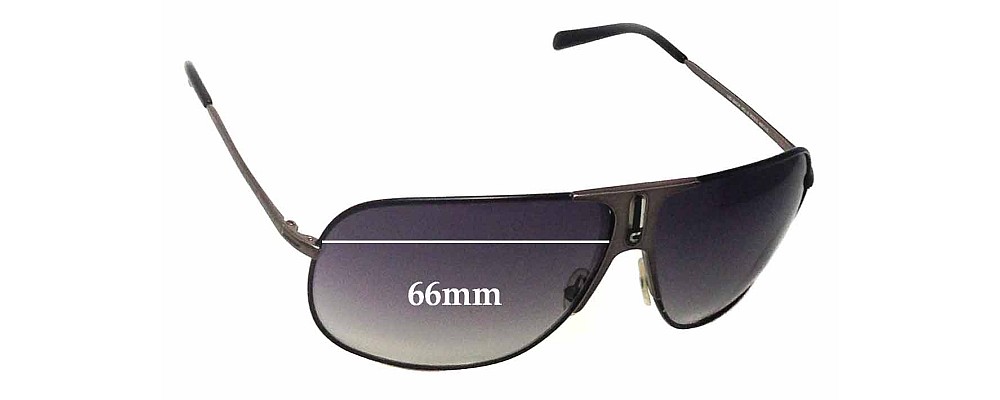 Sunglass Fix Replacement Lenses for Carrera 80S-5 RZZIC - 66mm Wide