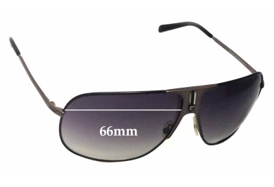 Carrera 80s -5 RZZIC Replacement Sunglass Lenses - 66mm wide 