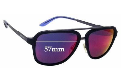 Carrera 97/S Replacement Lenses 57mm wide 