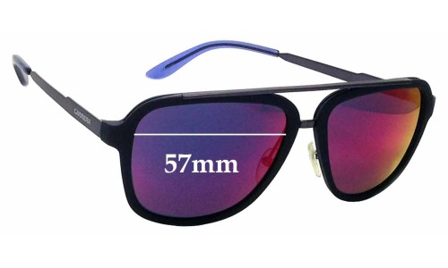 Sunglass Fix Replacement Lenses for Carrera 97/S - 57mm Wide 