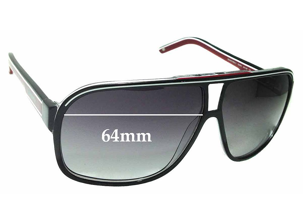 Sunglass Fix Lentilles de Remplacement pour Carrera Grand Prix 2 - 64mm Wide Sunglass Fix Lentilles de Remplacement pour Carrera Grand Prix 2 - 64mm Wide