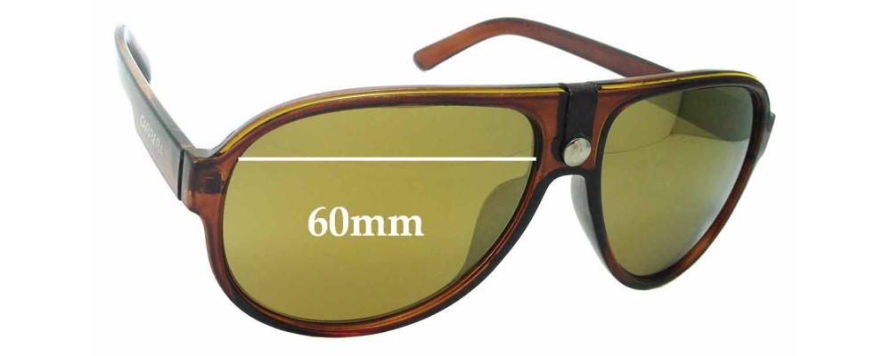 Sunglass Fix Replacement Lenses for Carrera K137 - 60mm Wide