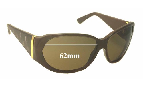 Sunglass Fix Replacement Lenses for Cartier T8200657 - 62mm Wide 