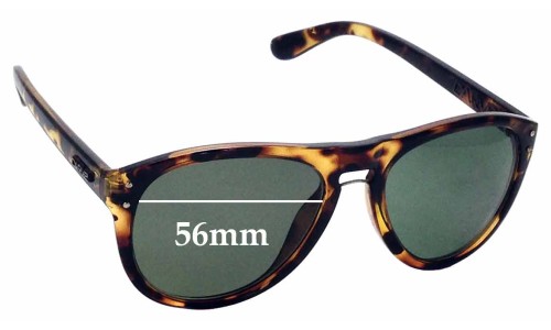 Sunglass Fix Replacement Lenses for Carve Liberty - 56mm Wide 