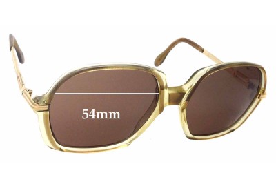 Cazal MOD 306 Verres de Remplacement 54mm wide 