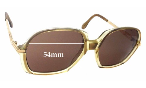 Sunglass Fix Replacement Lenses for Cazal MOD 306 - 54mm Wide 