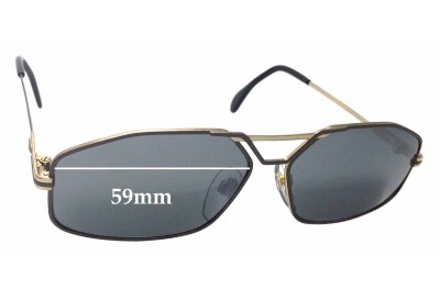 Cazal MOD 729 Verres de Remplacement 59mm wide 