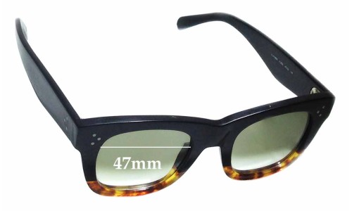 Sunglass Fix Replacement Lenses for Celine CL 41089/S - 47mm Wide 