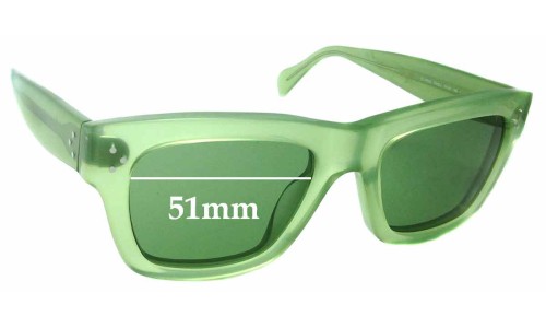 Sunglass Fix Replacement Lenses for Celine CL 41732/S - 51mm Wide 