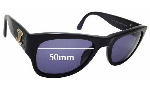 Sunglass Fix Replacement Lenses for Chanel 02462 - 50mm Wide 