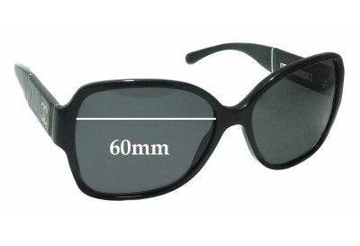 Chanel 1345/3C Replacement Lenses 60mm wide 