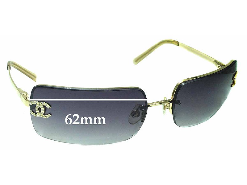 Chanel Gold Frame CC Brown Lens Sunglasses