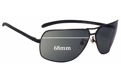 Chanel 4141-Q Replacement Lenses 68mm wide 
