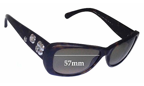 Sunglass Fix Lentes de Repuesto para Chanel 5186 - 57mm Wide Sunglass Fix Lentes de Repuesto para Chanel 5186 - 57mm Wide