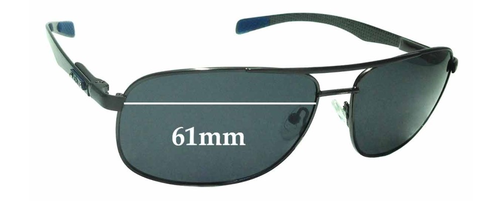 Sunglass Fix Replacement Lenses for Chilli Beans MT2315 - 61mm Wide