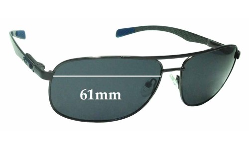 Sunglass Fix Replacement Lenses for Chilli Beans MT2315 - 61mm Wide 