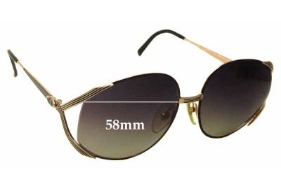 Christian Dior 2387 58MM Replacement Lenses 58mm wide 