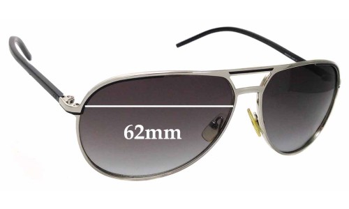 Sunglass Fix Replacement Lenses for Christian Dior 0139S - 62mm Wide 