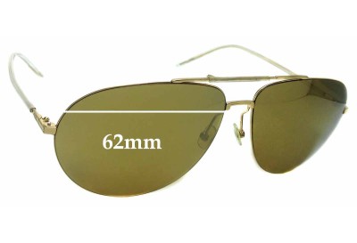 Christian Dior Homme 0195S Replacement Lenses 62mm wide 