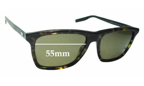 Sunglass Fix Replacement Lenses for Christian Dior Black Tie 177S - 55mm Wide 