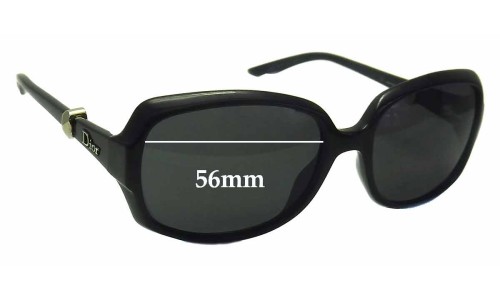 Sunglass Fix Ersatzgläser für Christian Dior Mystery 2 - 56mm Wide Christian Dior Mystery 2 Ersatzlinsen 56mm wide