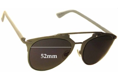 Christian Dior Reflected Replacement Lenses 52mm wide 