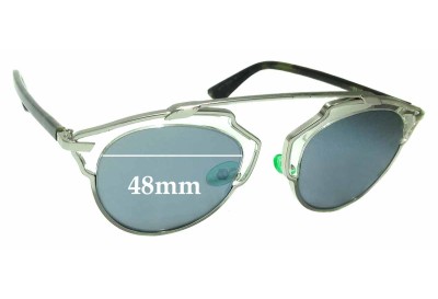 Christian Dior So Real Replacement Lenses 48mm wide 