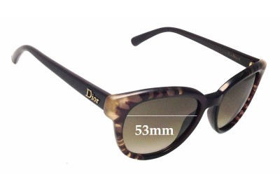Christian Dior Tiedye 2 Replacement Lenses 53mm wide 