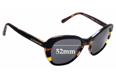 Coach HC8204 Replacement Lenses 52mm wide 
