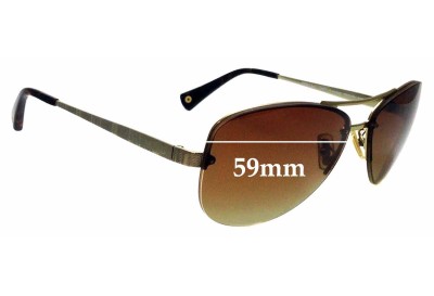 Coach HC7026 Jasmine Replacement Lenses 59mm wide 