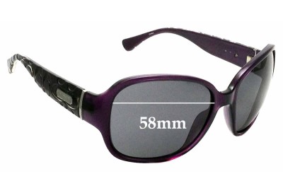 Coach S3010 Replacement Lenses 58mm wide 