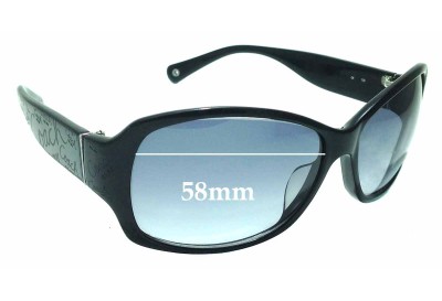 Coach S801 Taryn Replacement Lenses 58mm wide 
