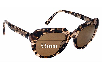 Collette Dinnigan Sun Rx 22 Replacement Lenses 53mm wide 
