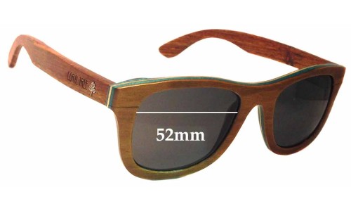Sunglass Fix Replacement Lenses for Coral Tree Hamilton - 52mm Wide 