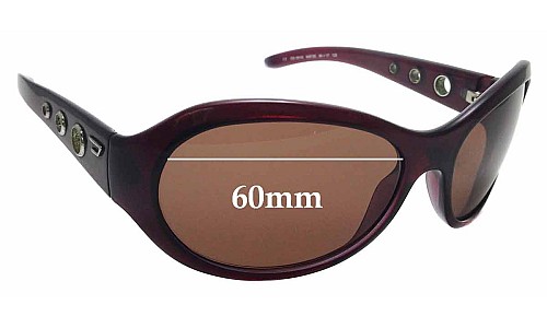 Sunglass Fix Replacement Lenses for Diesel DS0010 - 60mm Wide 