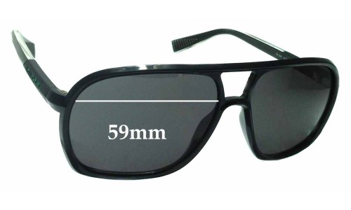 Sunglass Fix Replacement Lenses for Diesel DS0203 - 59mm Wide 