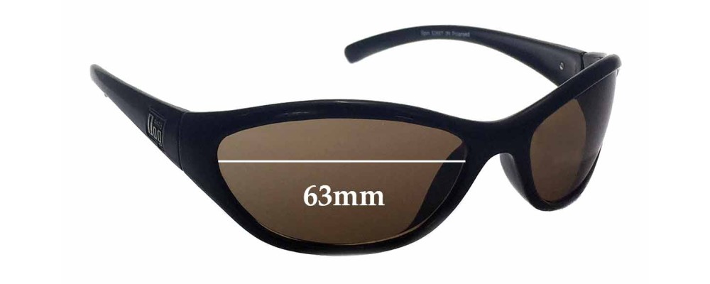Dirty Dog Spin Replacement Sunglass Lenses - 63mm Wide