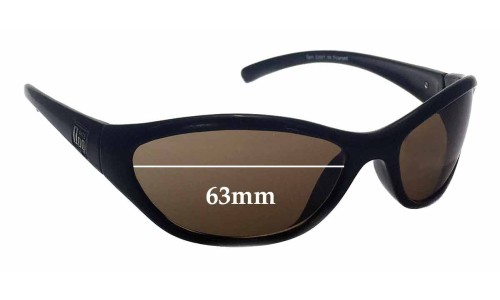 Sunglass Fix Replacement Lenses for Dirty Dog Spin - 63mm Wide 
