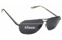 Sunglass Fix Lentes de Repuesto para Dita Flight 003 - 63mm Wide 